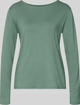 Fynch-Hatton Fynch-Hatton Relaxed Fit Longsleeve aus Viskose-Mix mit U-Boot-Ausschnitt in Schilf, Gr&ouml;&szlig;e XXL