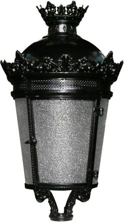 GreenIce Farol Fernandino 850mm Fundici&oacute;n Aluminio Pintado Horno Negro