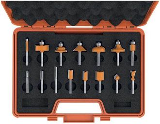 CMT 900.001.00 Estuche 15 Fresas Rectas Y Perfil. S=8 Hw Dx