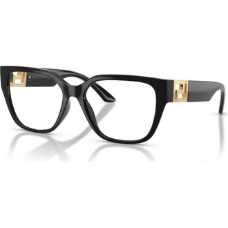 Versace 54mm Square optical glasses in Black at Nordstrom