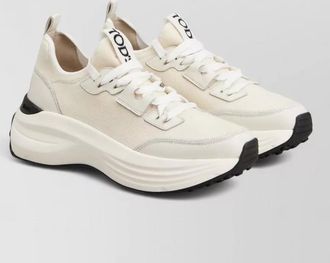 Tod's paneled platform sneakers