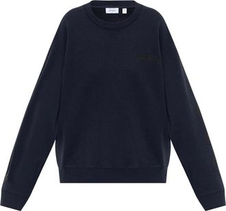 Off-white Logo Sweatshirt - Dames - Sweatshirts - Blauw - L - Katoen - Hoodies & sweatvesten
