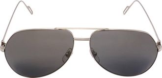 Cartier Grey Pilot Unisex Sunglasses CT0110S 013 62