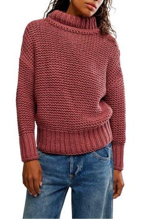 Free People My Only Sunshine Sweater in Marsala at Nordstrom Rack, Size X-Large