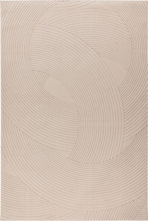 LALEE Hochwertiger Design Teppich Napoli 501 - Taupe