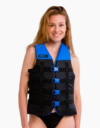 Jobe Mens Jobe 4 Buckle Vest Life Vest - Blue - Size: 38/36/Regular
