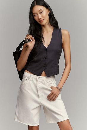 A Gold E Indra Denim Bermuda Shorts