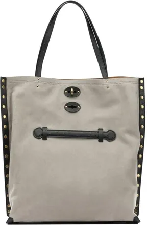 Zanellato Dames, Tassen, Grijs, Maat: ONE Size Su&egrave;de