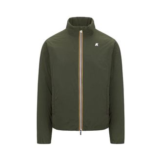 K-Way Groen Zwart Warm Jack Primaloft - Heren - Zomerjassen - Groen - XL - Polyester - Jassen