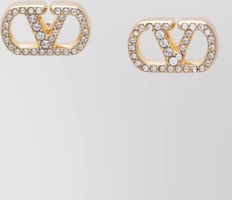 Valentino Garavani crystal-embellished earrings
