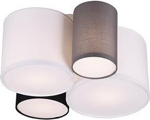 Trio Plaf&oacute;n Hotel 4xe27 Cilindros Multicolor L50cm Trio Lighting