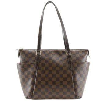 Louis Vuitton Pre-owned Tote Bags, female, Brown, Size: ONE SIZE Pre-owned Canvas Tote Bag