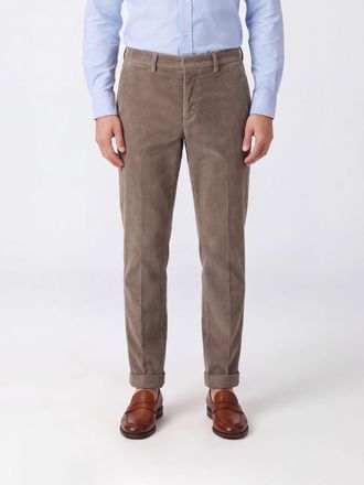 Fay Pantaloni chino slim fit in velluto a coste con tasche America