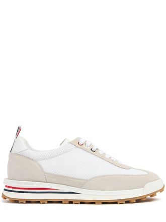 Thom Browne Gray Cotton Tweed Tech Sneakers from $789.00