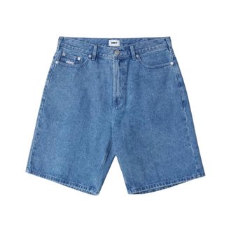 Obey Heren, Korte broeken, Blauw, Maat: W30 Denim