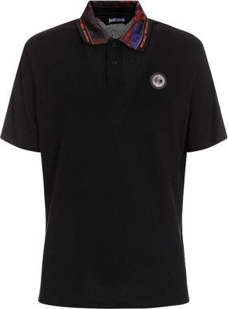 Just Cavalli T-shirts en Polos - Heren - Polos - Zwart - S - Tops