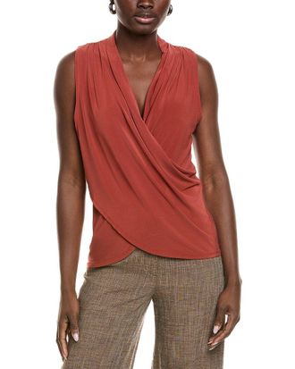 Vince Camuto Draped Surplice Tank