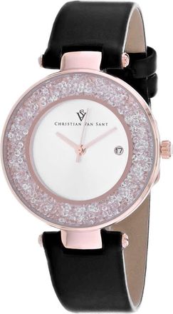 Christian Van Sant Womens Silver dial Watch