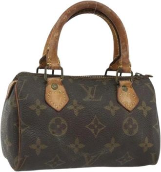 Louis Vuitton Pre-owned Mini Bags, female, Brown, Size: ONE SIZE Pre-owned Monogram Mini Hand Bag