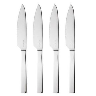Mepra Stile Steak Knives Set - 4 Pieces in Silver at Nordstrom