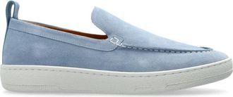 Lanvin Su&egrave;de schoenen - Heren - Loafers - Blauw - 42 EU - Su&egrave;de - Schoenen