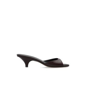 Neous Hynia Heeled Mules - Dames - Muiltjes - Bruin - 41 EU - Leer - Schoenen