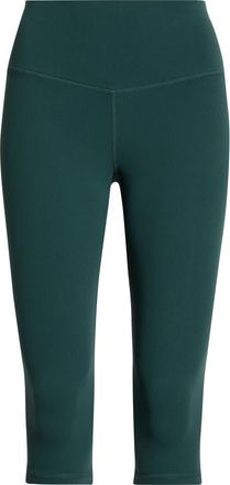 Zella Studio Luxe High Waist Capri Leggings in Green Timber at Nordstrom, Size Xx-Large