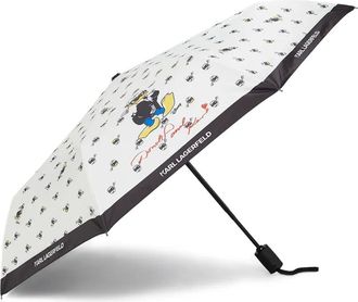 Karl Lagerfeld x Disney printed umbrella - unisex - Polyester - One Size - White