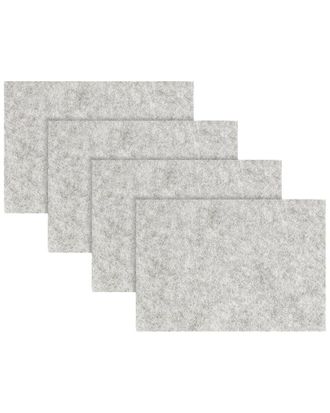 Fortessa Set Of 4 Loft Rectangle Felt Placemats