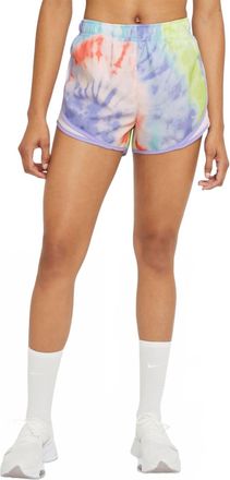 Nike Tempo Tie Dye Shorts In Purple Pulse/light Violet/wolf Gray