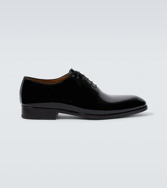 Magnanni Fleur patent leather Oxford shoes