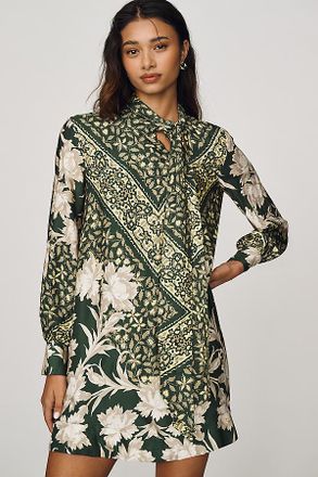 Maeve Caroline Tie-Neck Mini Dress by Maeve