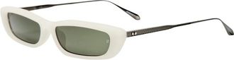 Linda Farrow Lfl 1664 - unisex - Zonnebrillen - Beige - 56 MM - Accessoires