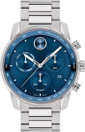 Movado Mens Bold Verso Blue Dial Watch