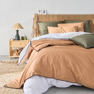 La Redoute Interieurs Dekbedovertrek in gewassen katoen, geborduurd, Merida