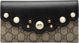 Gucci Pre-owned Pearl Wallet - Dames - Vintage Accessoires - Veelkleurig - ONE Size - Leer - Vintage