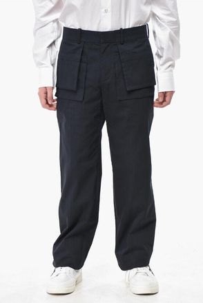 Helmut Lang Cotton-Blend Multi-Pocket Trousers size 29