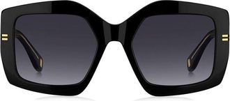 Marc Jacobs Womens Sunglasses Black-Gold Acetate Eyewear - Black/gold