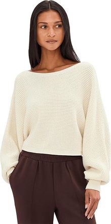 Beyond Yoga Ready For Barre Cropped Sweater Womens Sweater Dove : XL, Cotton/Wool