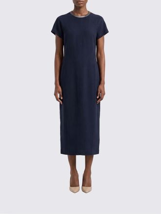 Brunello Cucinelli Abito midi Brunello Cucinelli in misto lino