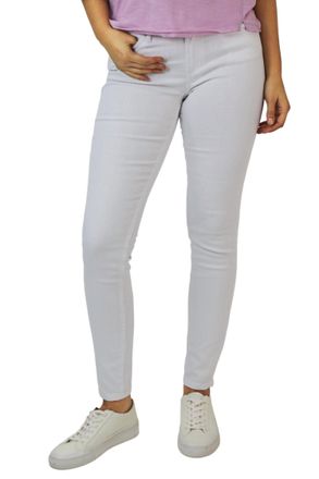 Dear John Denim Blaire High Rise Slim Straight Jeans In Optic White