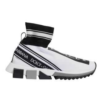 Dolce & Gabbana Ridged Sole Slip-On Sock Trainers