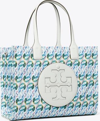 Tory Burch Womens Small Ella Printed Tote, One Size