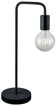Trio Leuchten Sobremesa Minimal Negro Diallo Portal&aacute;mparas E27 Trio Lighting
