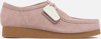 Clarks Mens Clarks Originals Wallabee Evo Suede Shoes Light Pink - Size: 10