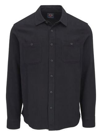 Faherty chest-pocket shirt - Grey