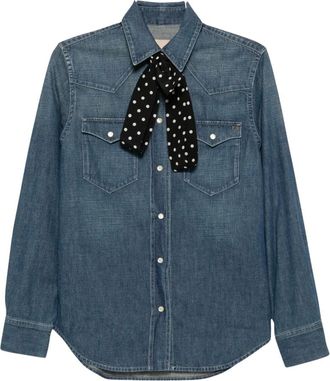 Valentino Mujer, Blusas y Camisas, Azul, Talla: M