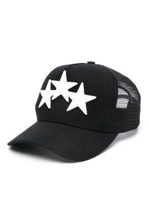 Amiri 3 STAR TRUCKER HAT Size: OS, colour: BLACK