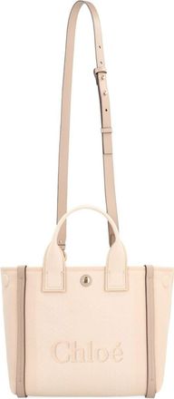 Chloé Carry Small Canvas Tote Bag