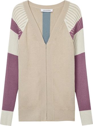 Kiko Kostadinov striped cardigan - Neutrals